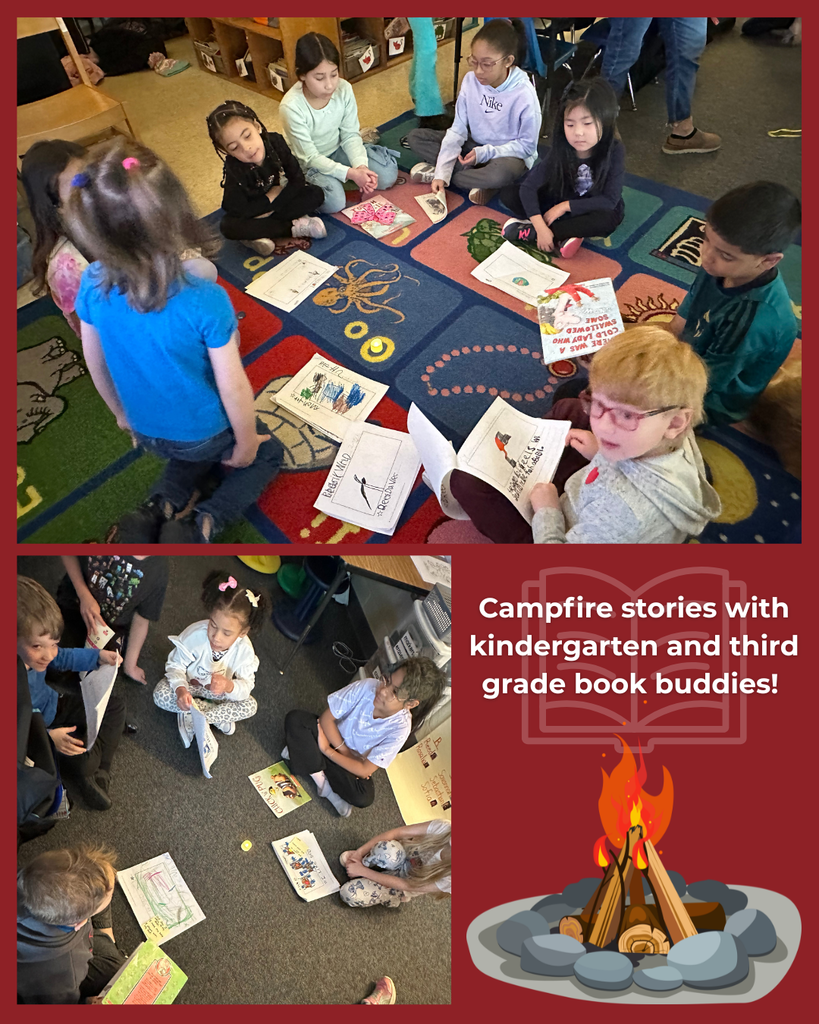campfire stories with kindergarten and third grade book buddies