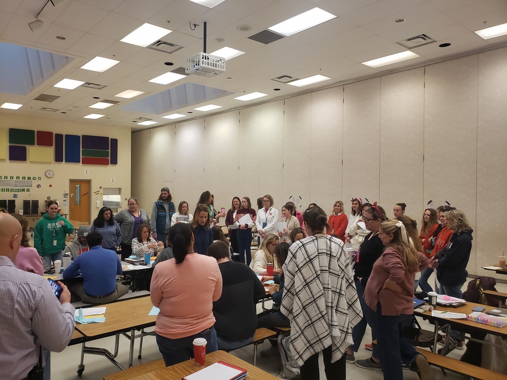 large group of teachers