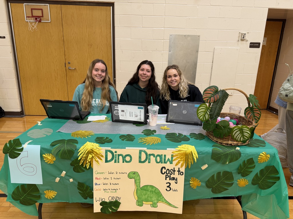 dino draw decoarted table