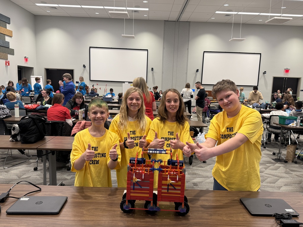 students with completed project