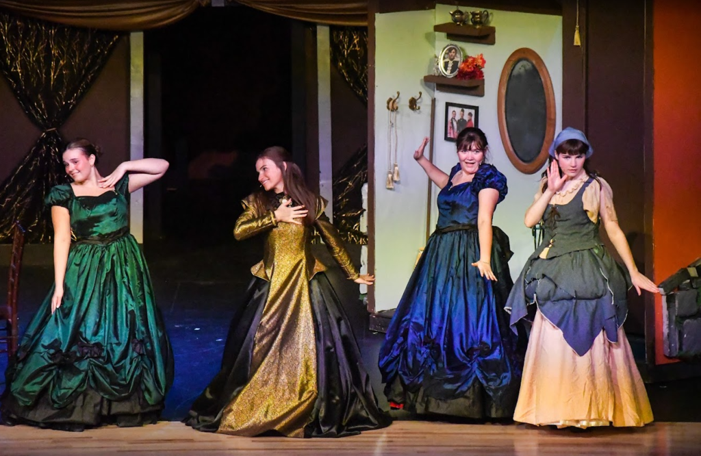 step sisters signing with cinderella