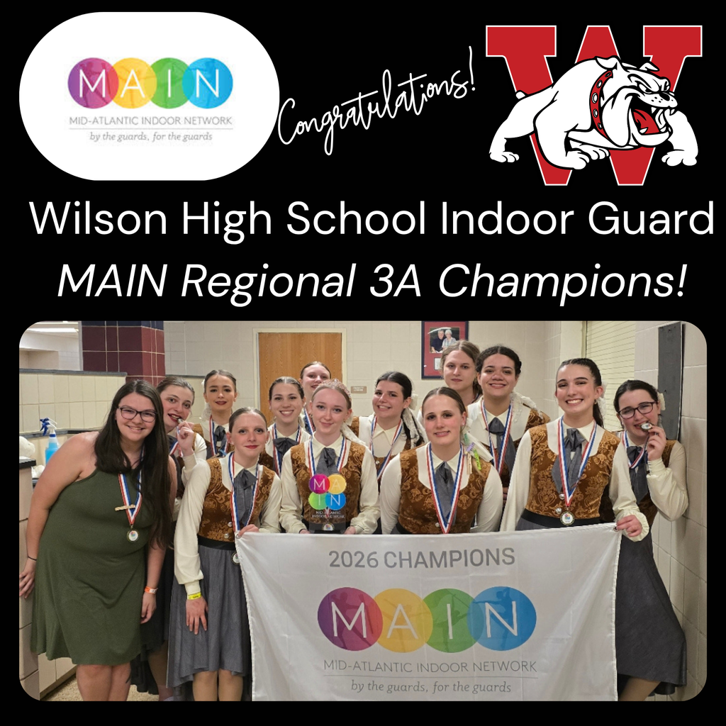 Wilson high school indoor guard main regional 3A champions