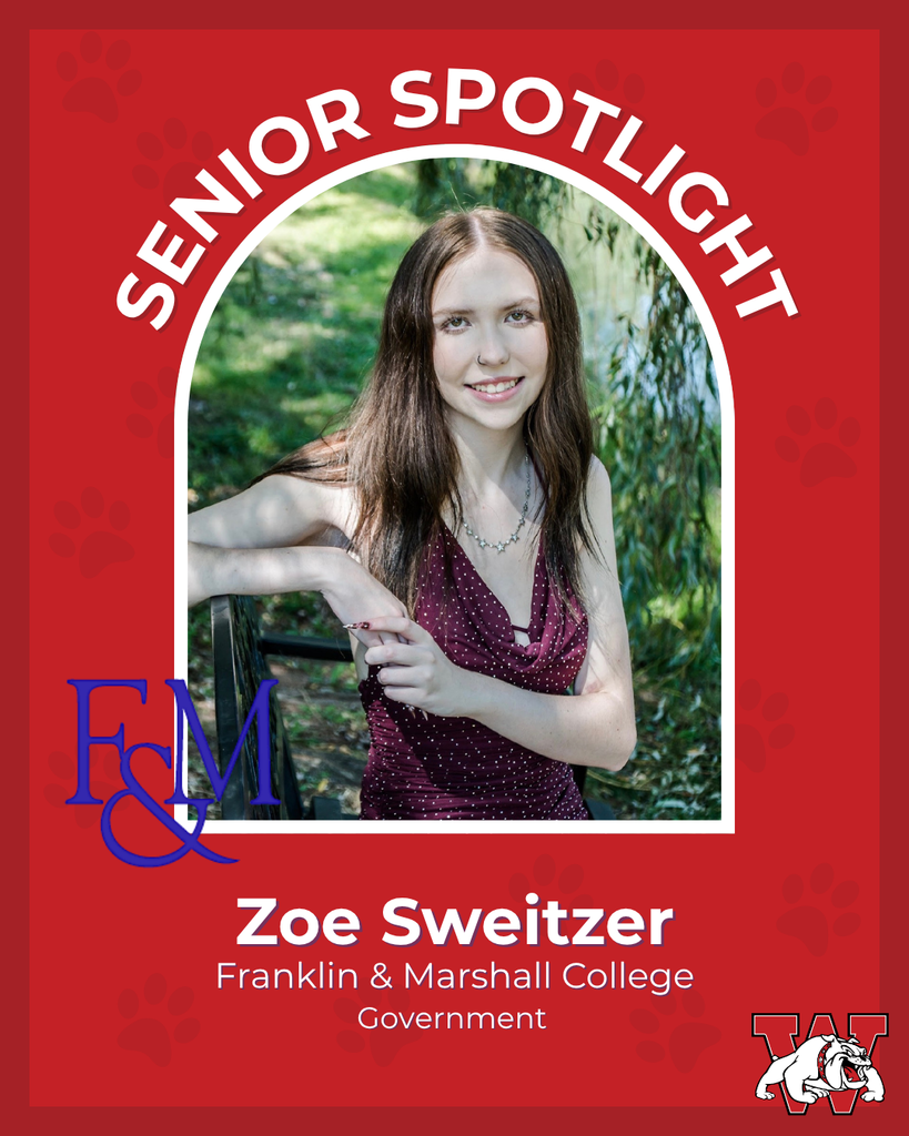 SENIOR SPOTLIGHT Zoe Sweitzer Franklin & Marshall College Government