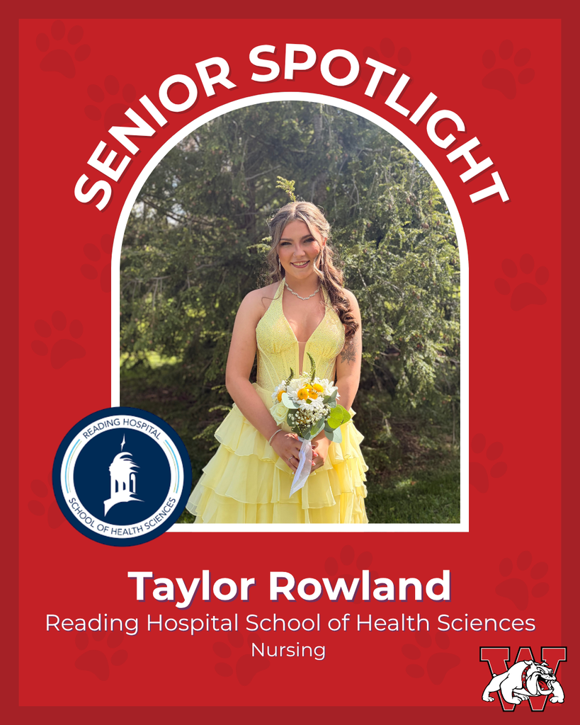 SENIOR SPOTLIGHT Taylor Rowland Reading Hospital School of Health Sciences Nursing pENN state logo