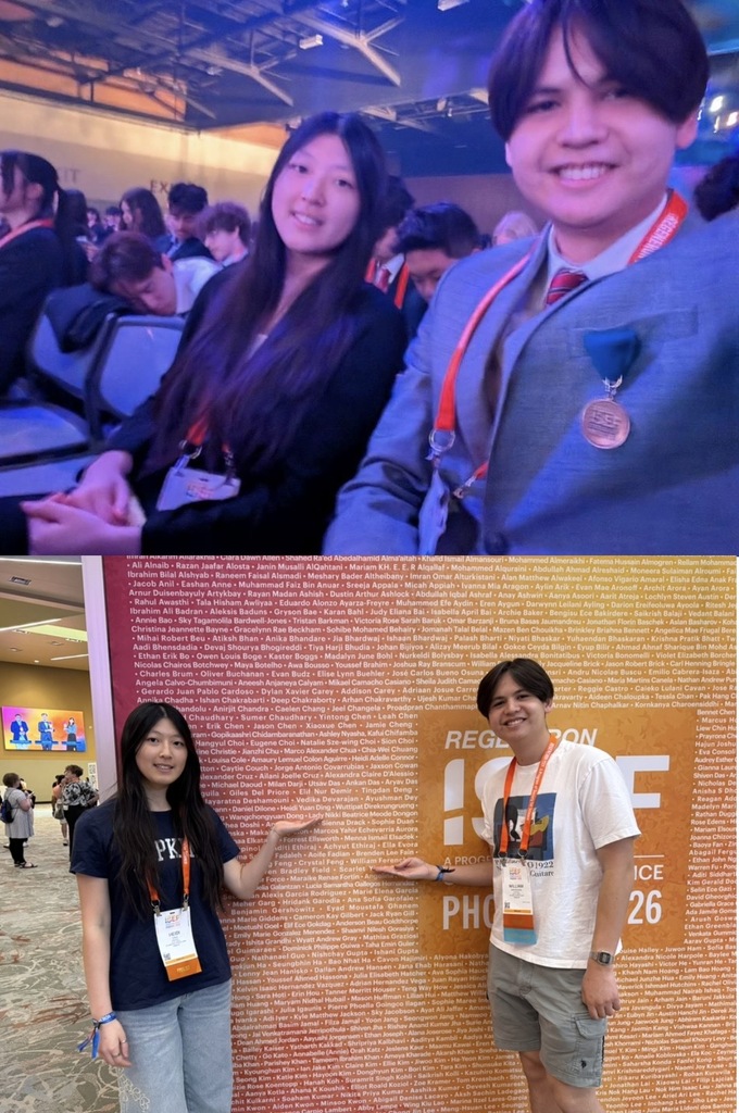 students with there names on the wall