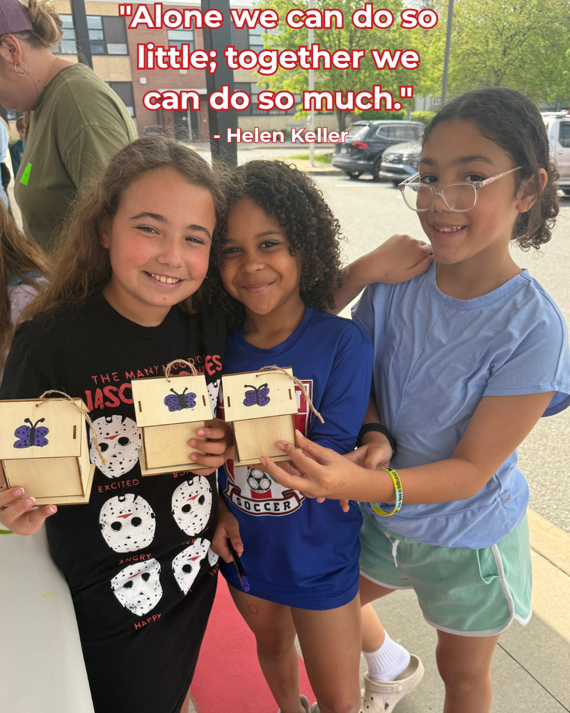 "Alone we can do so little; together we can do so much." — Helen Keller