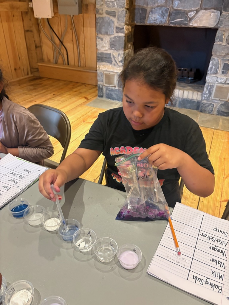 student using dropper to put liquid in a small cup