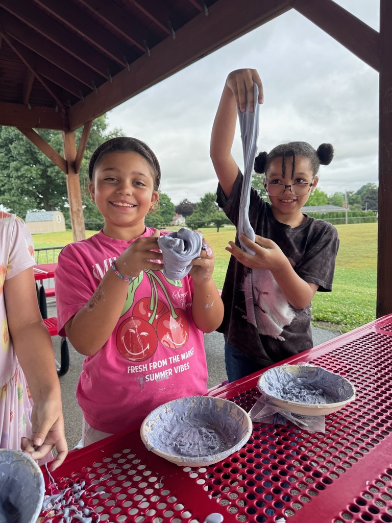 students with slime