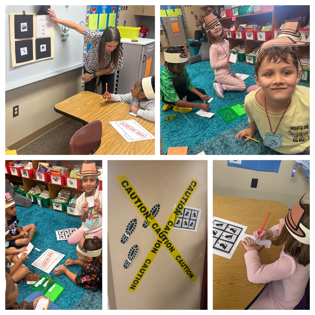 collage of students and caution tape