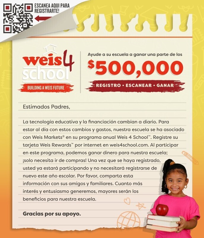 2026 Weis - Spanish