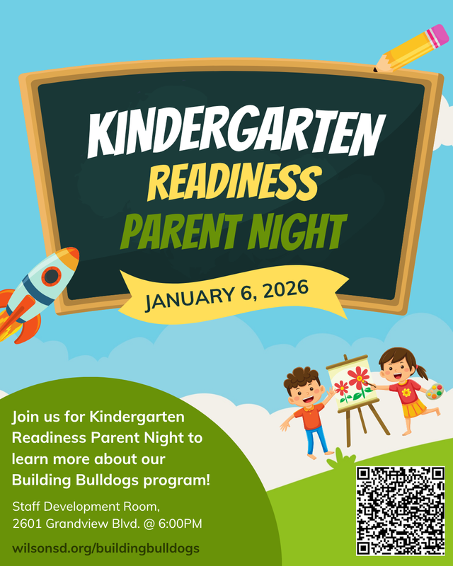 Learn about our Building Bulldogs program at Kindergarten Readiness Parent Night