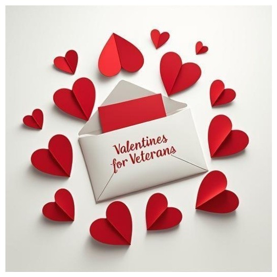Valentines for Vets are due Thursday, February 5