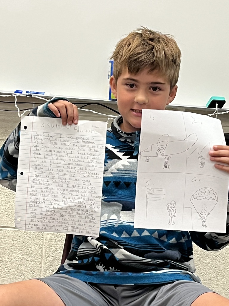 Gertie made an amazing story with pictures.