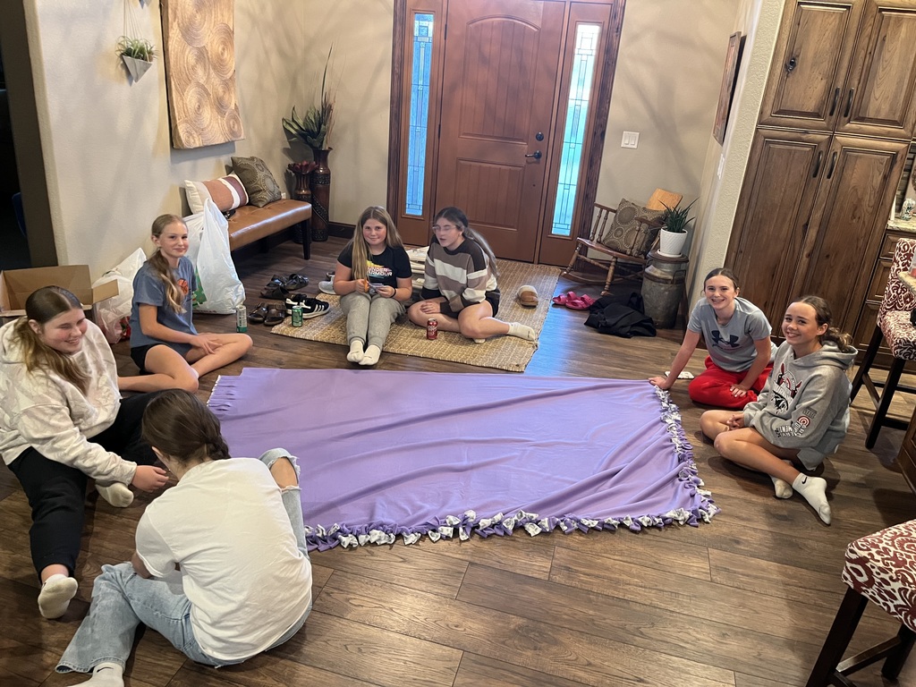 tying blankets