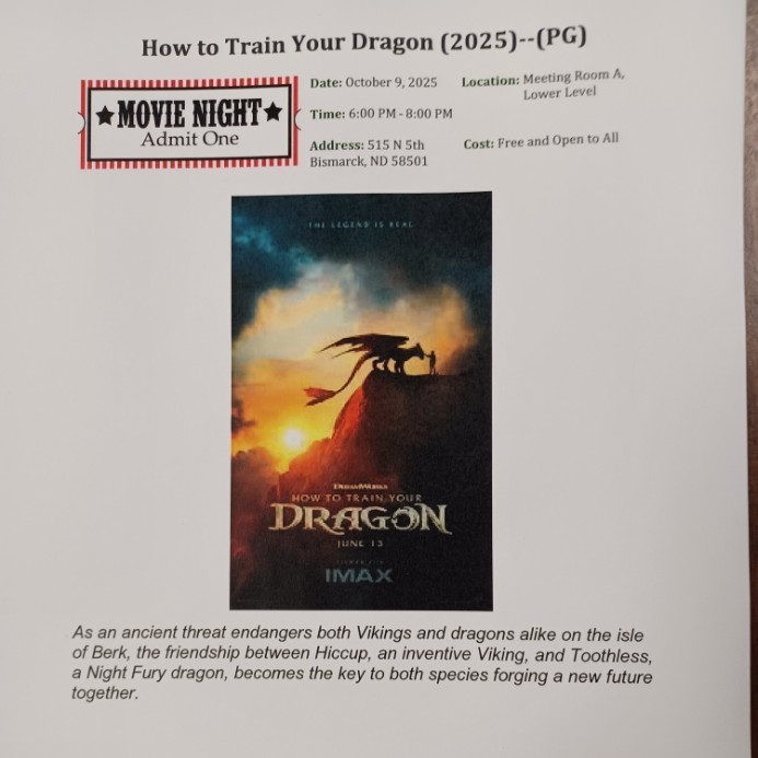How to Train Your Dragon free movie poster