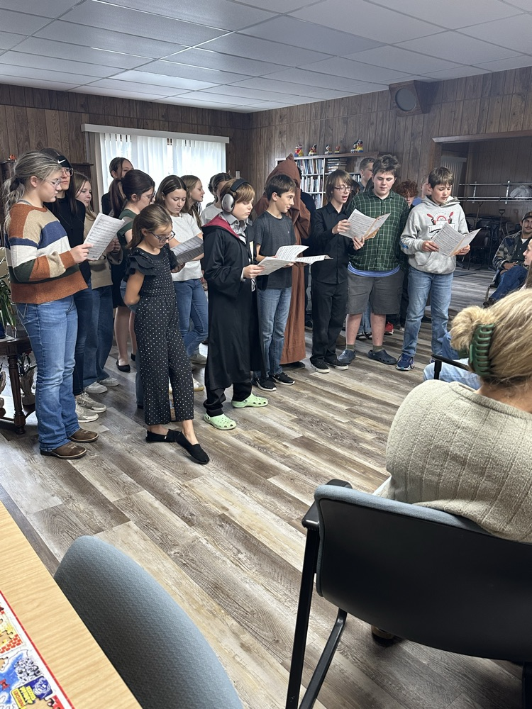 JH choir at Wilton senior center 