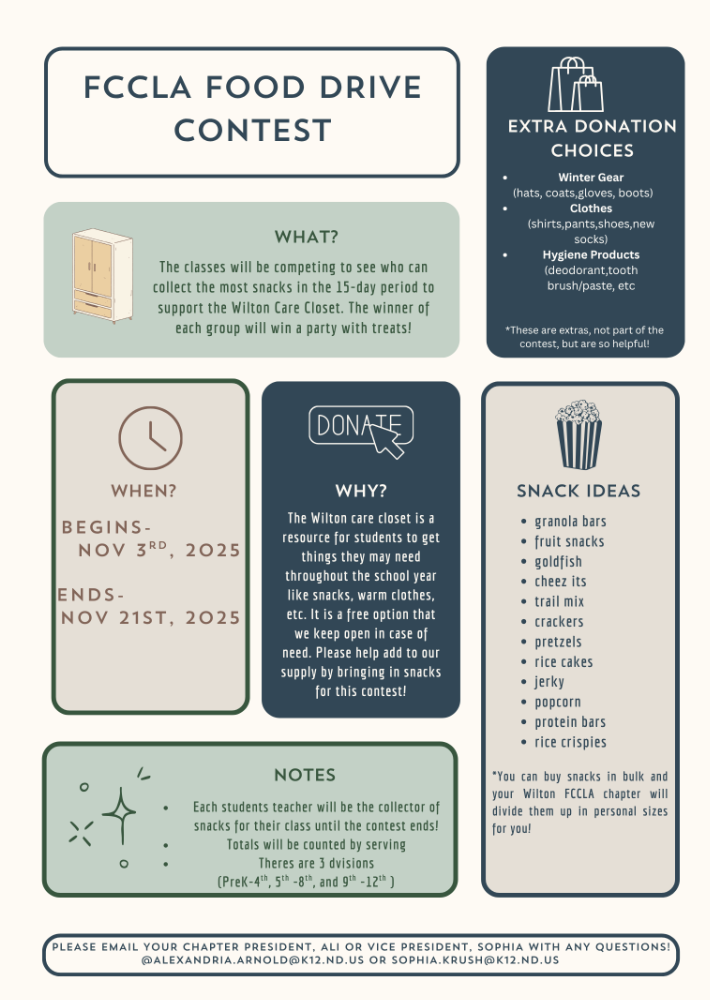 Snack Drive Flier