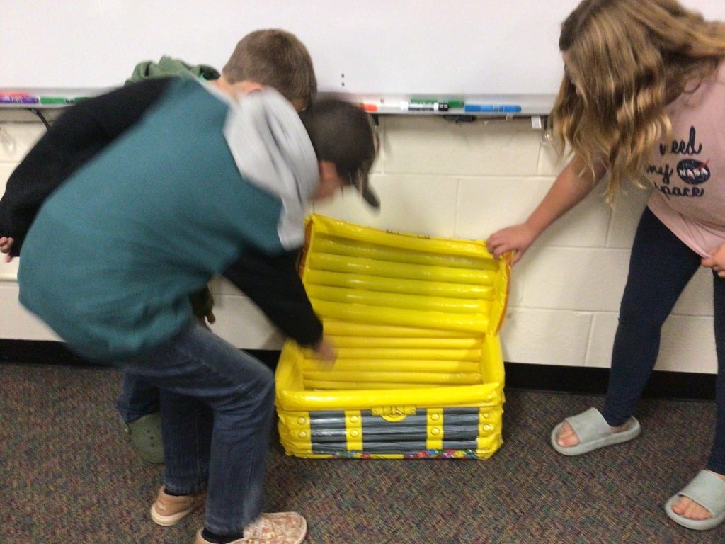 kids opening a treasure chest