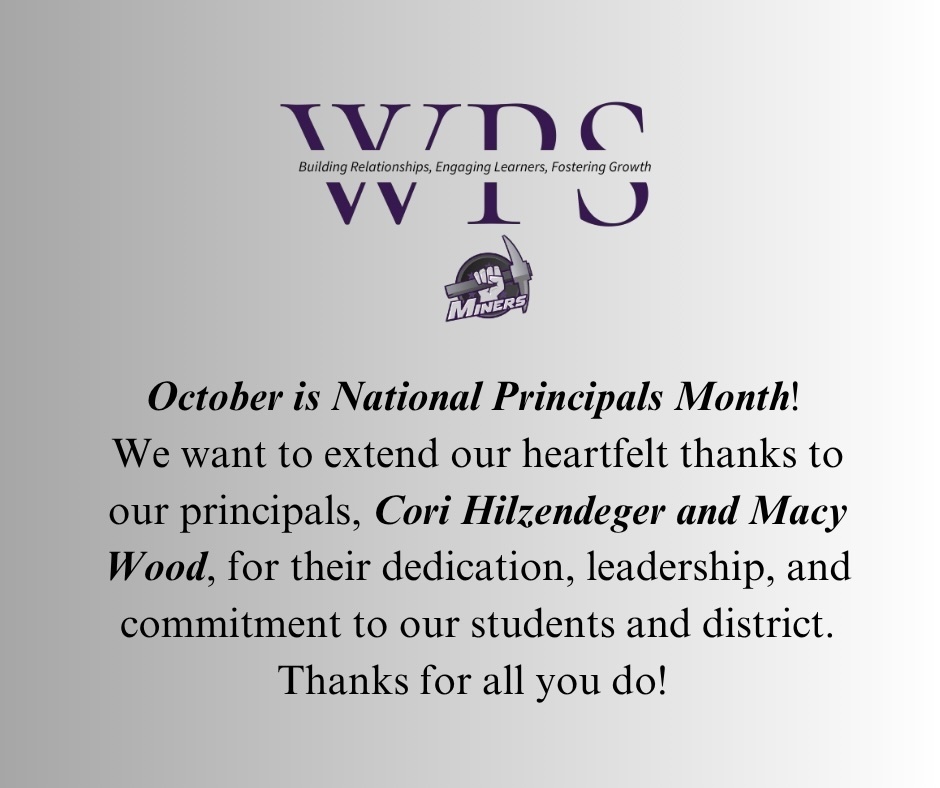 Principals Month Flyer