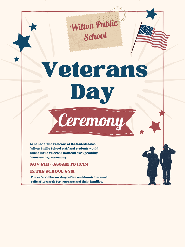 Flier advertising Veteran's Day ceremony