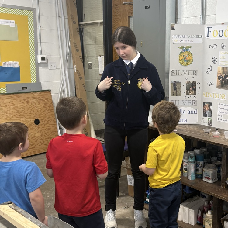 listening to a presenter