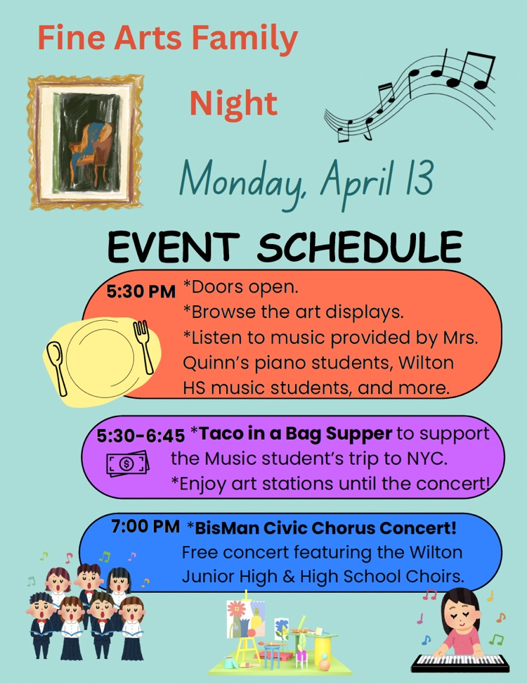 fine arts night poster