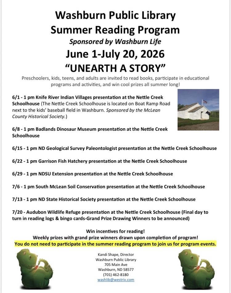 Washburn Library flyer