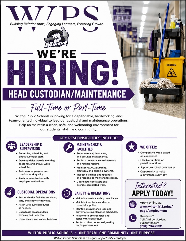 Job openings flyer