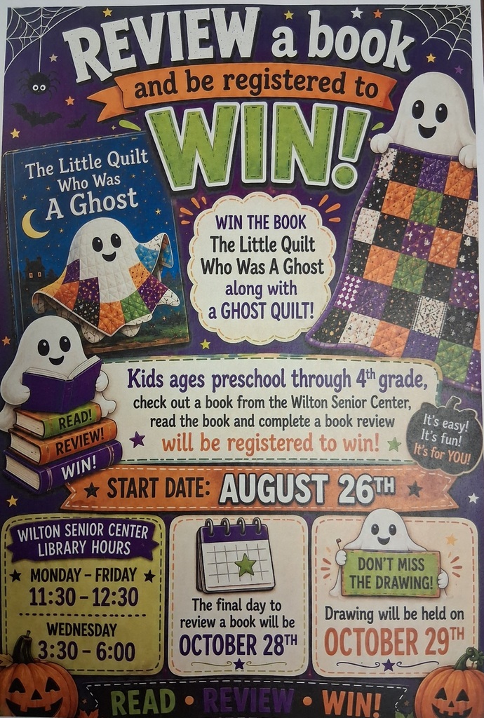 Halloween book promotion flier