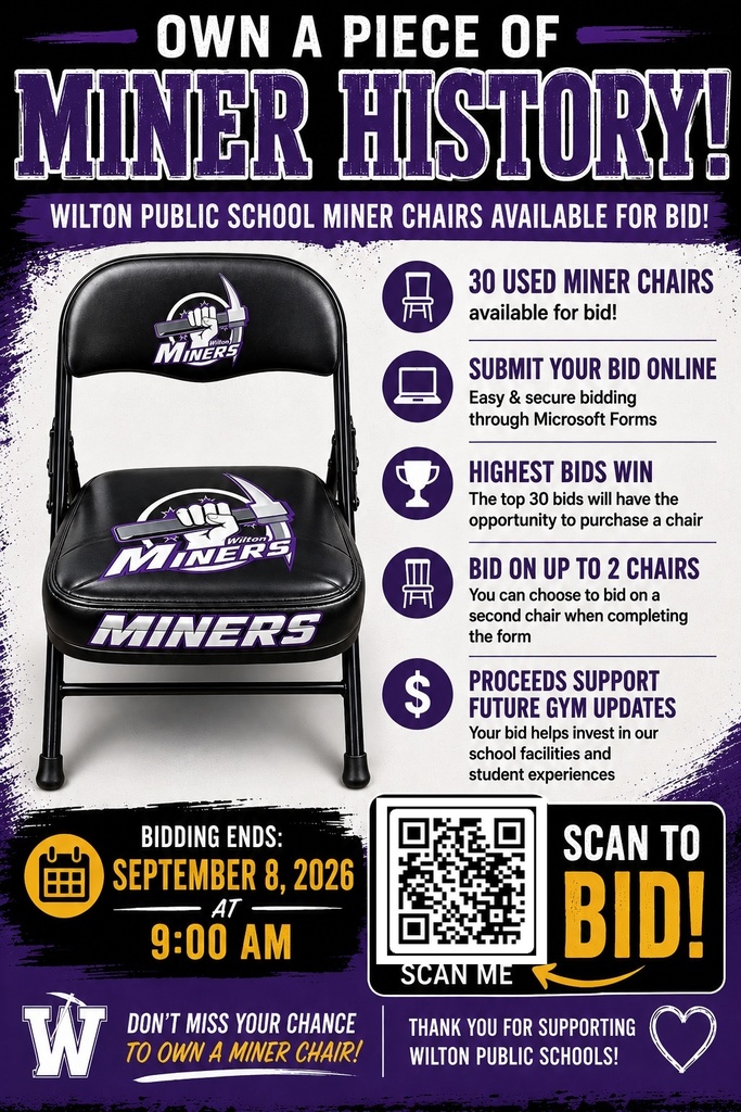 Miner chair Bid Flyer