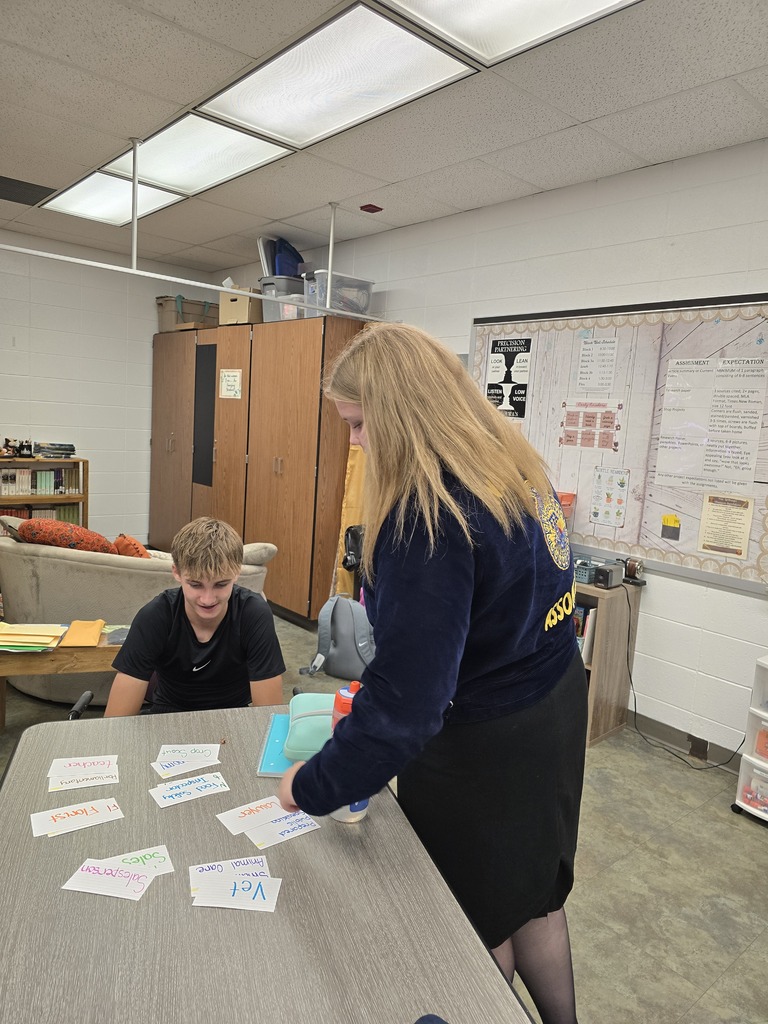 8th Graders matching CDEs to Careers