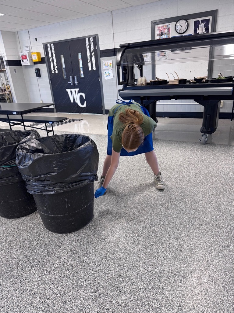 student taking samples