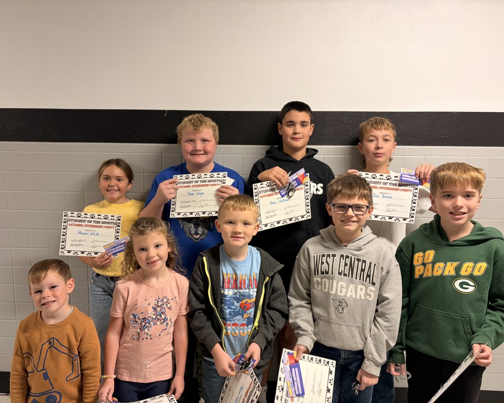 October Students of the Month