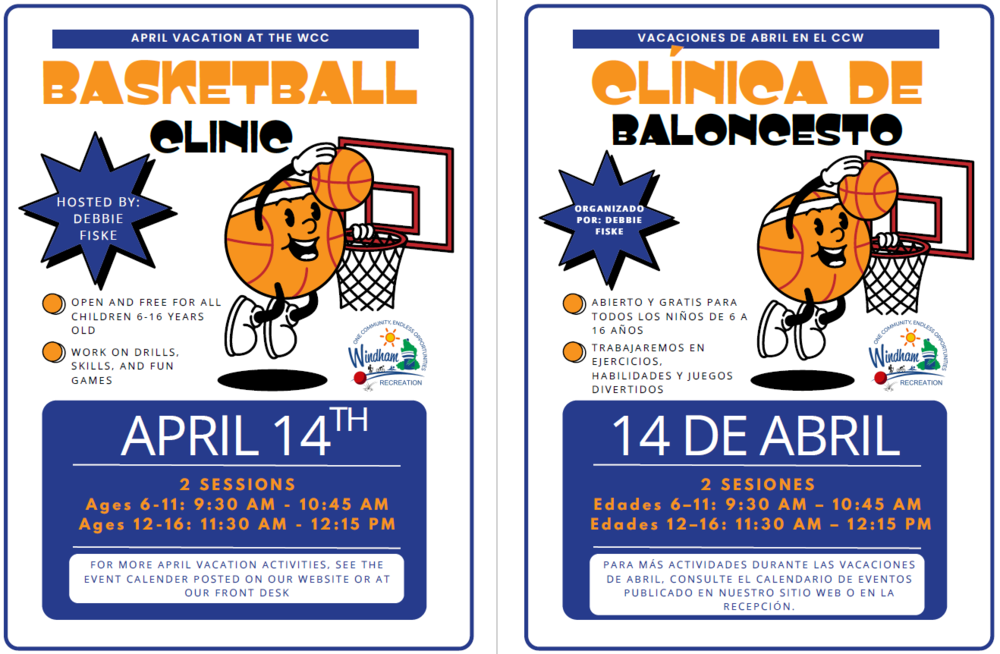 Side-by-side Basketball Clinic