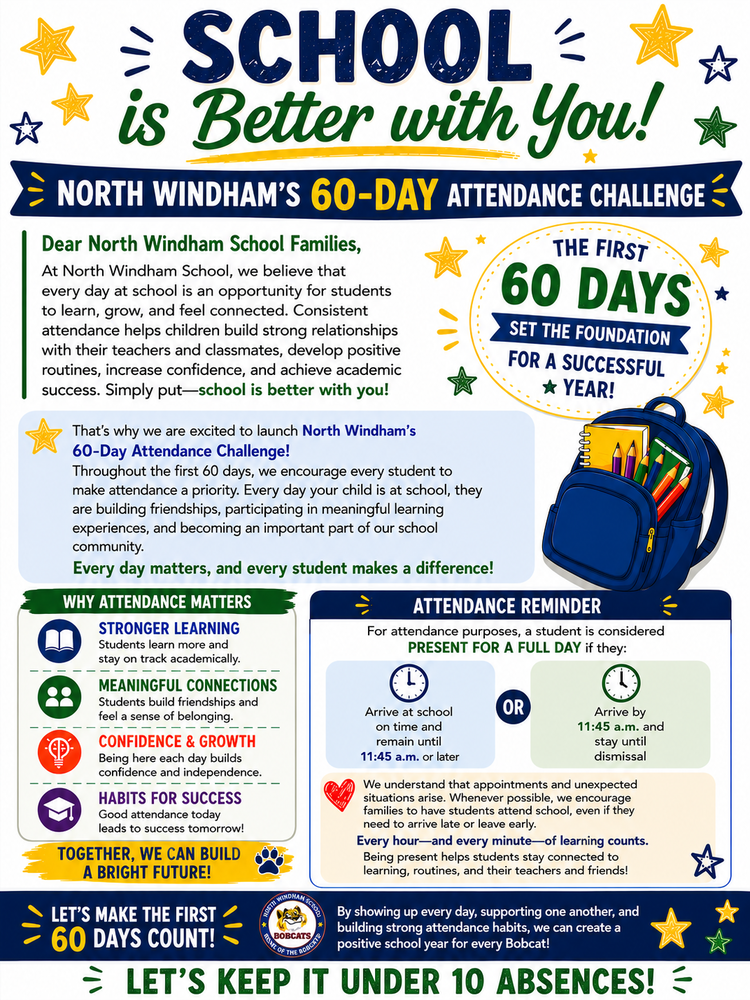 60 day attendance challege