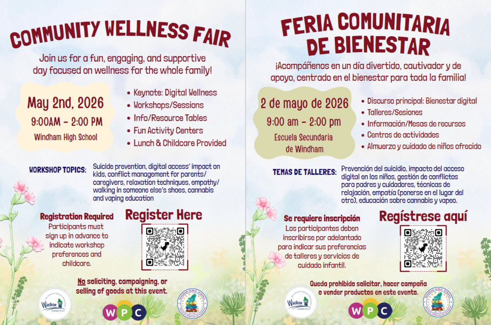 Wellness Fair side-by-side
