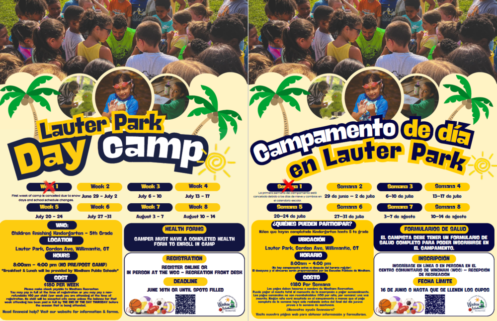 Lauter Park Summer Camp / Campamento de día en Lauter Park