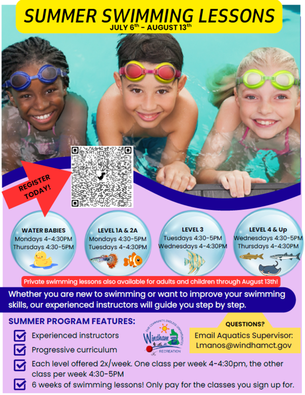 Summer Swimming Lessons EN