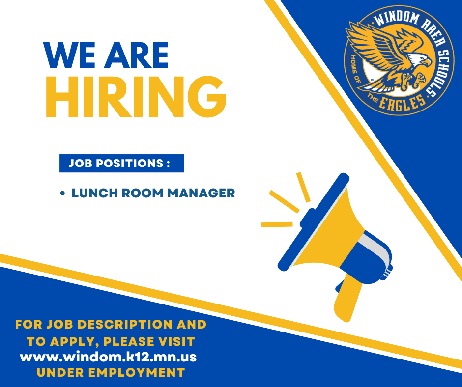 Lunch Room Manager Cafeteria Helper