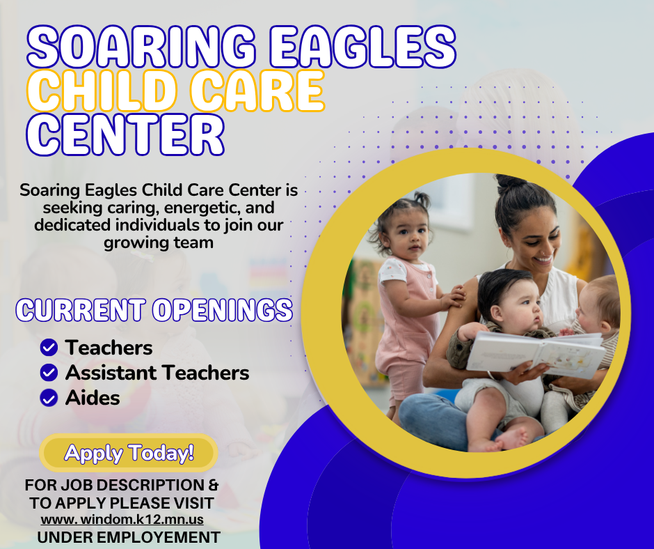 Soaring Eagles Child Care job posting 