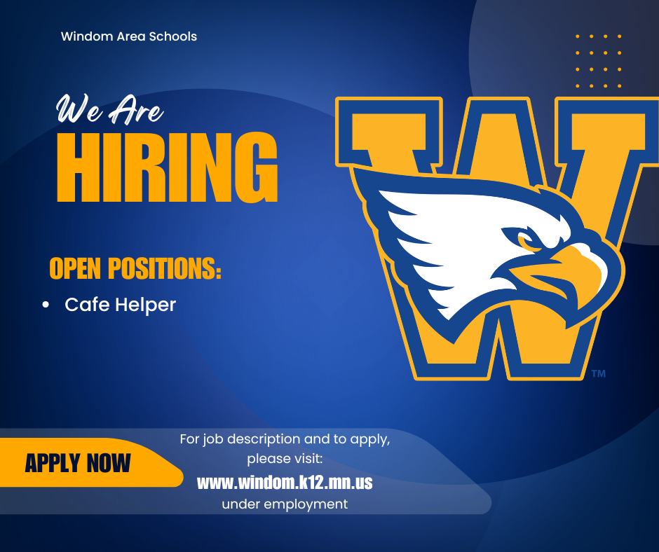 Job Posting- Cafe Helper