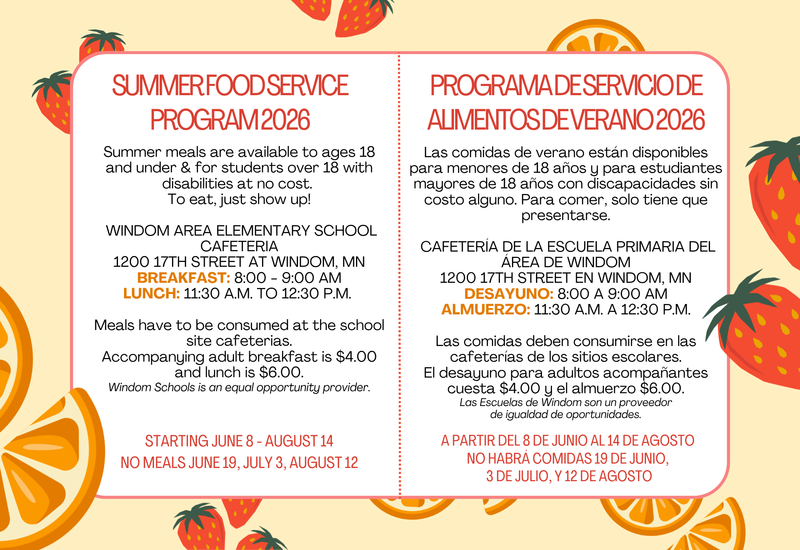 Summer Food Service Program 2026