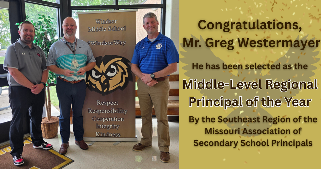 Mr. Greg Westermayer, Middle Level Regional Principal of the Year