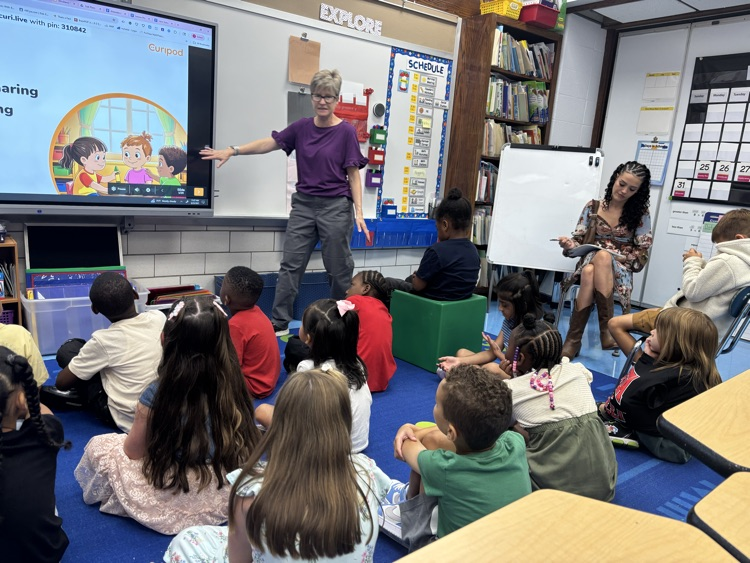 students in class