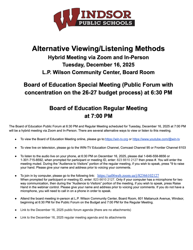 alternative viewing/listening methods