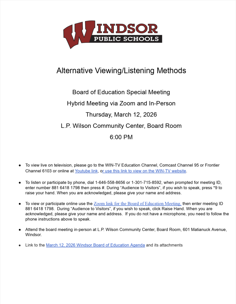 Listening instructions. Follow a link to access PDF.