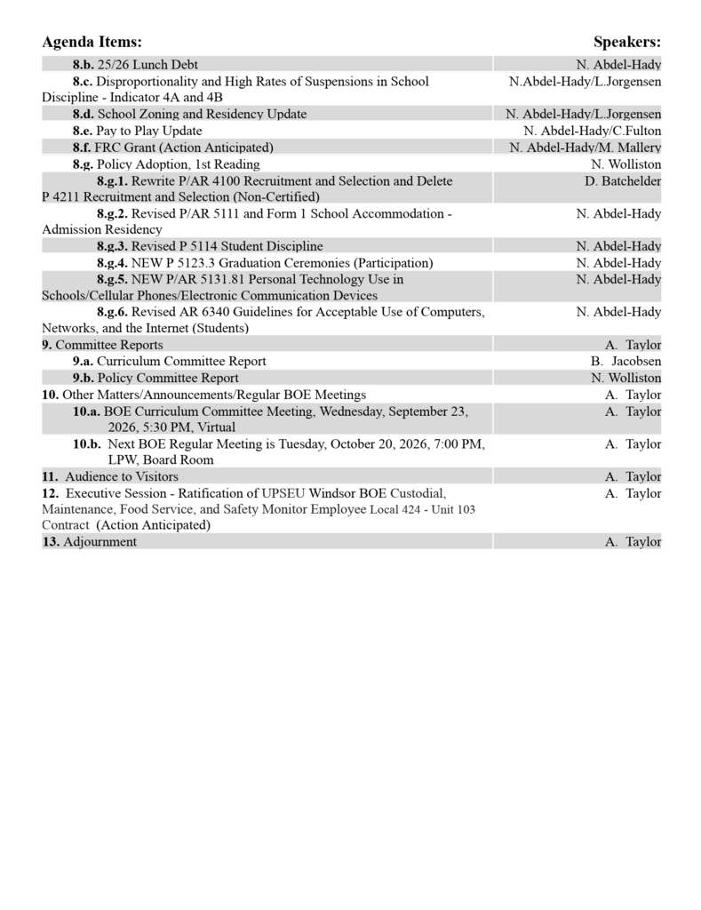 agenda 2