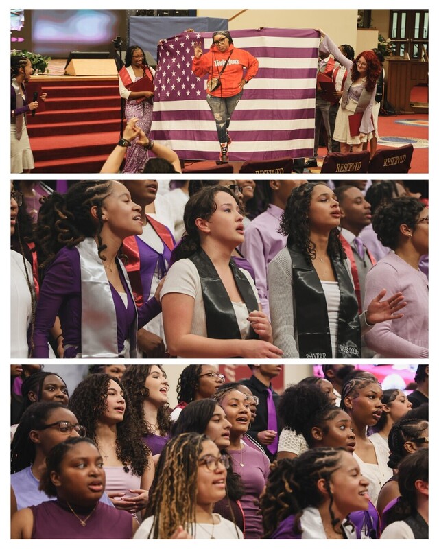 Students get emotional during their last high school concert