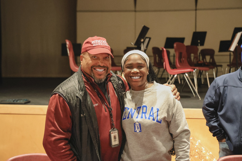 Alisha and her coach