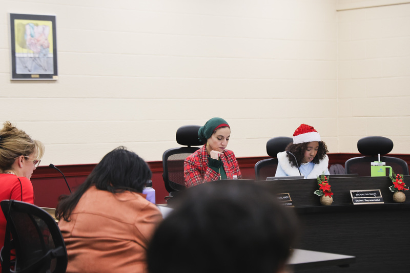 Festive board members